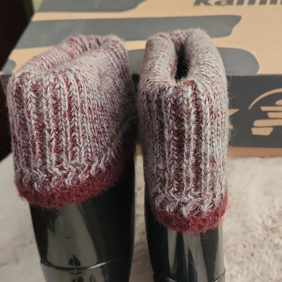 NWB Kamik Black Lined Tall Boots-Size 9​​​​​​​ - Picture 3 of 7